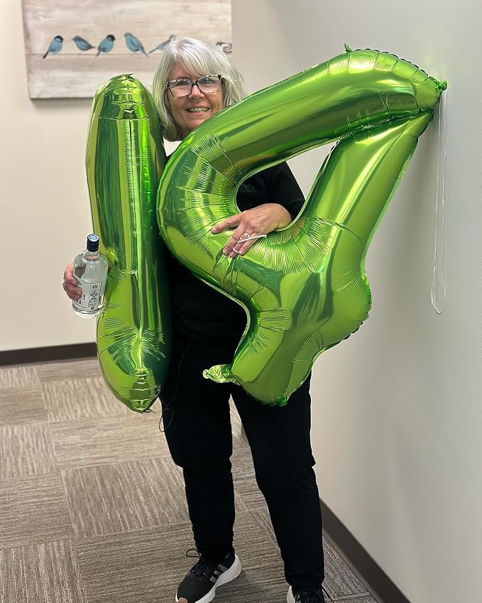 Light Green Number 9 Balloon 40 Inch - Image 7