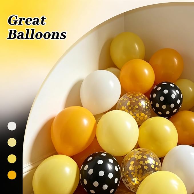 131pcs Bee Balloon Arch Kit - Image 4