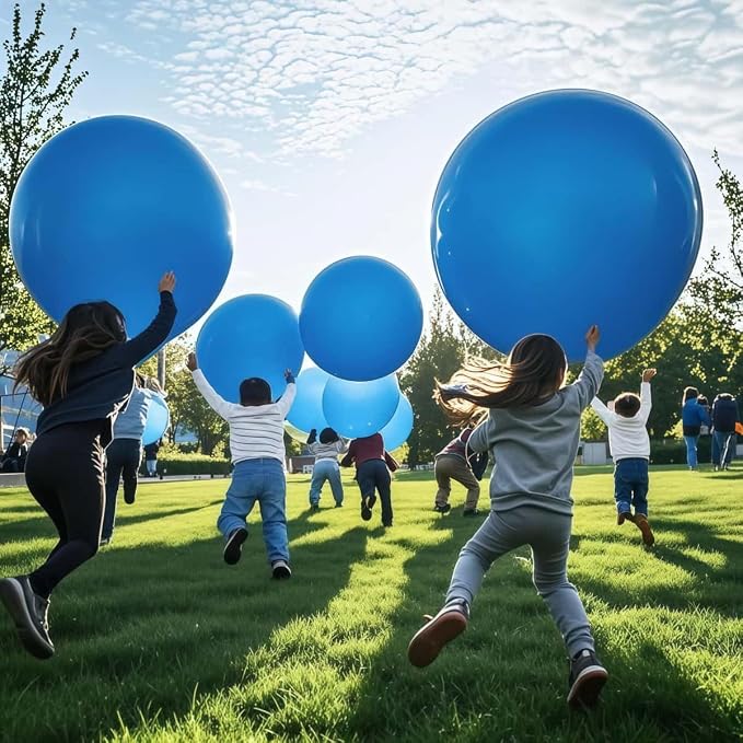 30 Pack Blue Balloons 36 Inch Blue Latex Large Balloons - Image 5