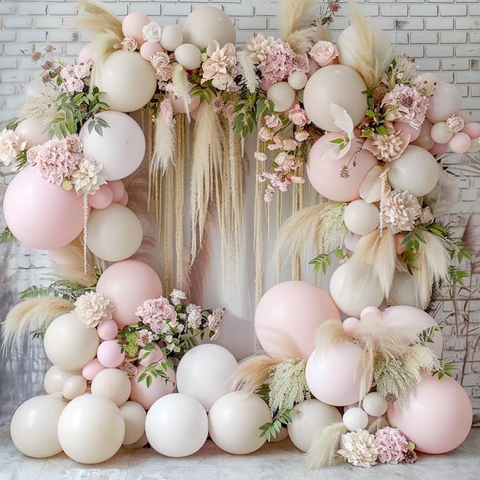 Double Stuffed White Sand Balloons Different Sizes 18In 12In 5In Light Grey - Image 6
