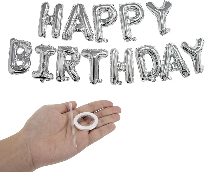 CARGEN 16in Happy Birthday Balloons Banner - Image 9