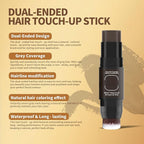 Gowwim Root Touch up Powder, Instantly Gray Hair Cover up Hairline Powder for Women & Men Waterproof and Sweatproof Root Cover Up Long-Lasting for Thinning & Loss Hair (Dark Brown4, 7.5g)
