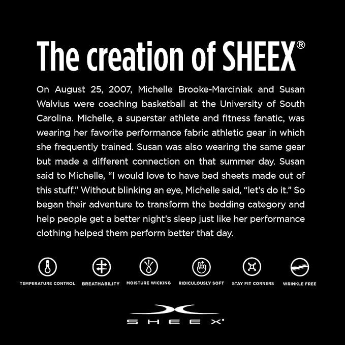 SHEEX Original Performance Cooling Pillowcases, Ultra-Soft Standard Pillowcase Set, 2 Cooling Pillow Covers, Carolina Blue