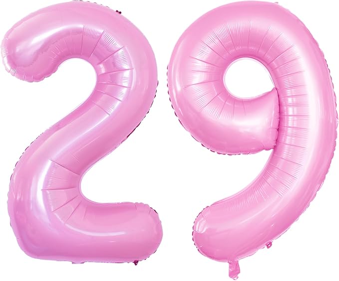 Number 29 Balloons for 29th Birthday Party Decorations, 42 Inch Jumbo Foil by GOER