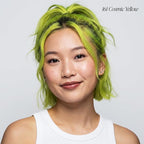 Adore Semi Permanent Hair Color (161 Cosmic Yellow) | Vegan & Cruelty-Free Yellow Hair Dye | No Ammonia, No Peroxide, No Alcohol | 4 Fl Oz Each (Pack of 2)