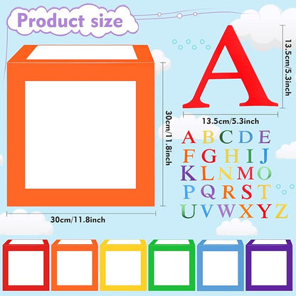 ReliThick 6 Pcs Custom Letter Toy Inspire Party Boxes - Image 2