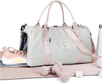 Gym Bag Womens,Travel Duffel Carry on Bag Sport Tote Bag Weekend Overnight Bag