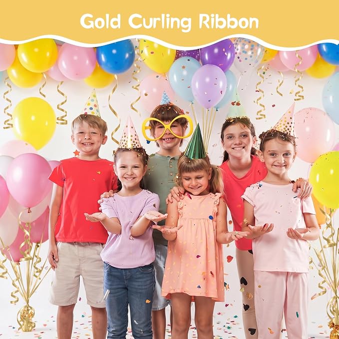 500 Yards Curling Ribbon，Gold Balloon String Ribbon，for Gift Wrapping，Party - Image 6