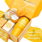 Gift Set for Women 8Pcs Bath and Body Gift Baskets, Vanilla Self Care Present Ideas Birthday Gifts ,Unique Gift Ideas for Her, Women, Mom, Christmas Gifts for Her