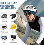 Skull Cap Helmet Liner, Winter Thermal Cycling Cap for Men & Women, Lightweight Cycling Hat for Biking Running Outdoor Work