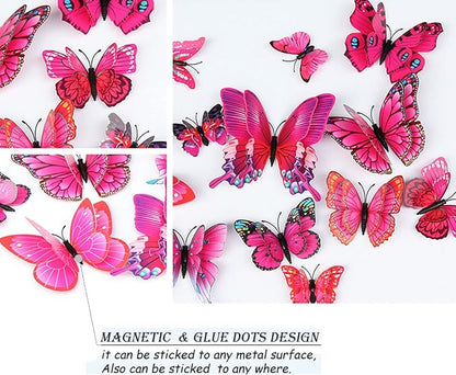 OPSEAM 3D Butterfly Wall Decor Butterfly Decorations Stickers - Image 5