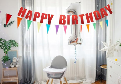 Red Happy Birthday Party Kid Supplies - Image 4
