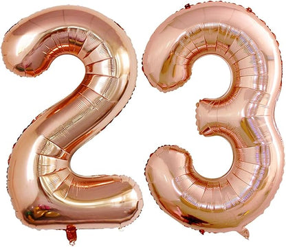 Number 23 Balloons for 23rd Birthday Party Decorations, 42 Inch Jumbo Foil - Image 2