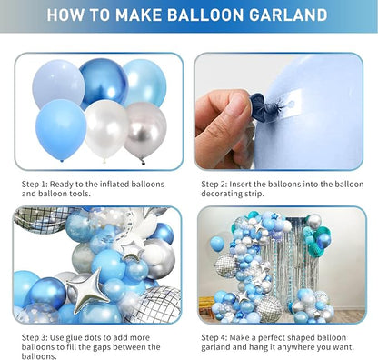 Blue Balloon Arch kit - Image 5