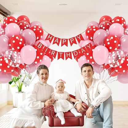 60pcs Strawberry Balloons 12inch - Image 4