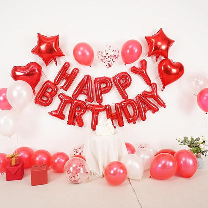 Red Birthday Decorations for Girls - Image 4