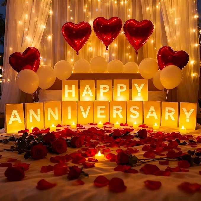 Happy Anniversary Light Up Letters, Include Light up Letters, by Peledic