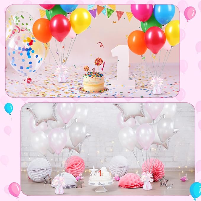 Yunsailing 25 Pcs Heavy Metallic Balloon Weights - Image 4
