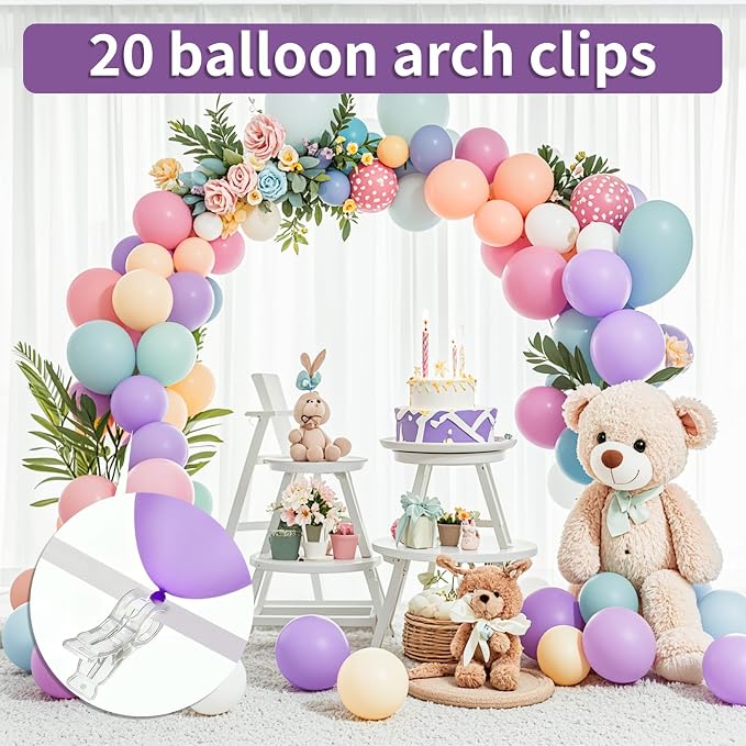 20Pcs Balloon Arch Clips, Plastic Spring Balloon Clips. | Ideal - Image 5