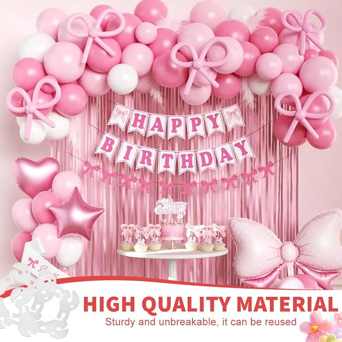 50 Pcs Balloon Arch Clips, Reusable Plastic Flower Shape Balloon Connectors - Image 7