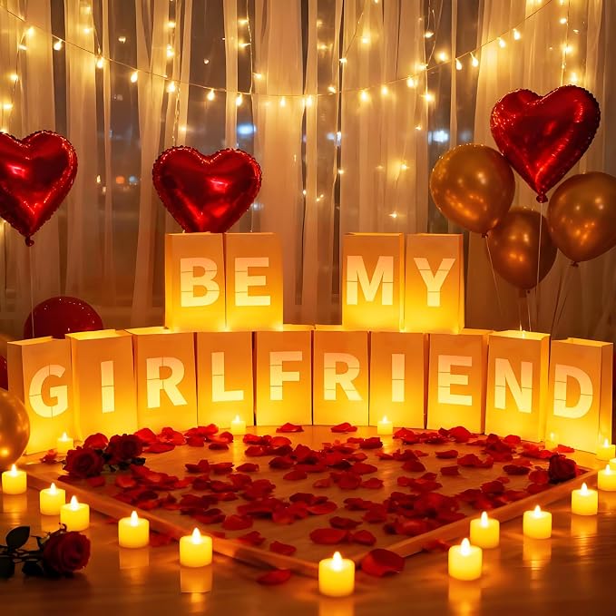 Be My Girlfriend Light Up Letters, Include Light up Letters, - Image 7