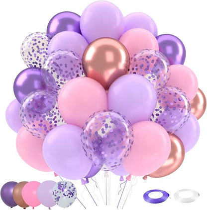 Patimate Purple and Pink Balloons Set by PatimateDirect