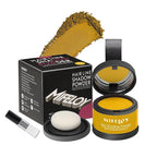 Root Touch Up Powder, Instantly Gray Hair Cover Up, Women Color Root Coverage Shadow Powder for Thinning Grey Hairline, Men Roots Concealer for Hair Loss Beard Line Eyebrow, Blonde