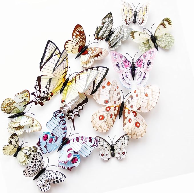 OPSEAM 3D Butterfly Wall Decor Butterfly Decorations Stickers by Opseam
