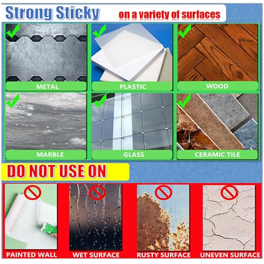 120 Pcs Sticky Tack, Double Sided Sticky Dot, No Trace Poster Adhesive Putty - Image 7