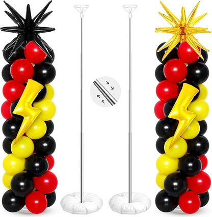 Seematn 2 Set Cartoon Theme Balloon Column Stand Kit by Seematn