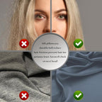 Silk Pillow Cases 2 Pack Soft Breathable and Sliky Standard Size Pillow Cases Set of 2,Natural Mulberry Satin Silk Pillowcase with Hidden Zipper for Hair and Skin (Space Grey,20"X 26",2pcs)