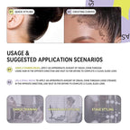 BestLand 2 Pcs Hair Finishing Stick, Hair Mascara Flyaway Hair Tamer Stick, Refreshing Not Greasy Feel Shaping Gel, Wax Fixer for Bangs, Edges, Frizz and Baby Hairs Control, Slick Back Hair Product
