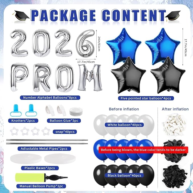 2 Sets Graduation Balloon Column Stand Kit - Image 4