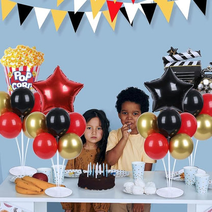 4 Sets Movie Night Party Balloons Stand Kit - Image 5