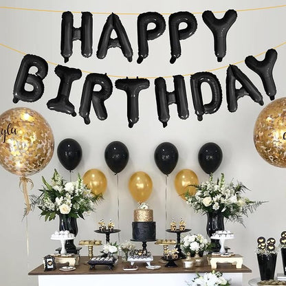 LIOZEOKUN Happy Birthday Balloon Letters 16 inch Mylar Foil Birthday Balloons - Image 5