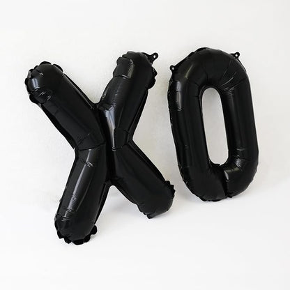 52 Pcs 16 Inch Black Letter Foil Balloons, 2 Sets of A-Z, Mylar Metallic - Image 7