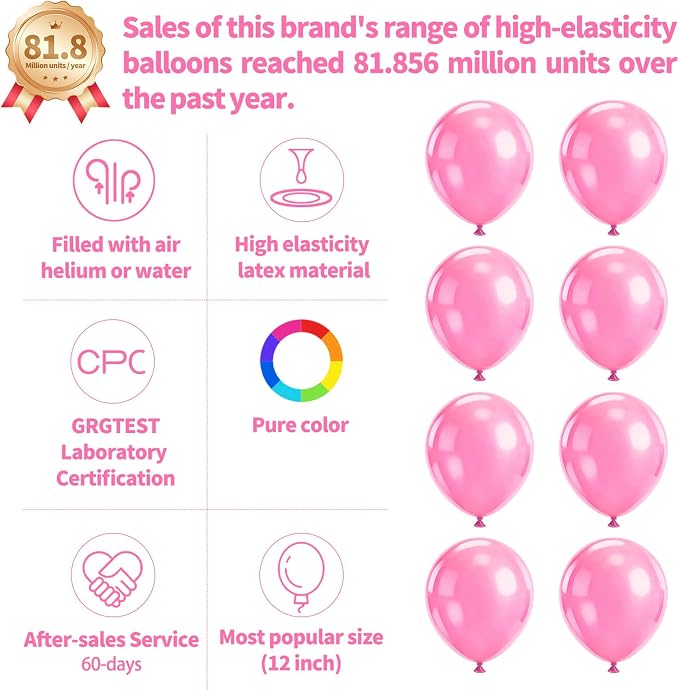 Pink Balloon 110pcs - Image 2