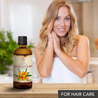 AROMATIKA Sea Buckthorn Oil 3.4 Fl Oz - Pure & Natural - Hippophae Rhamnoides - Carrier Oil for Essential Oils - Base Oil for Nails - Hair - Face & Body Care