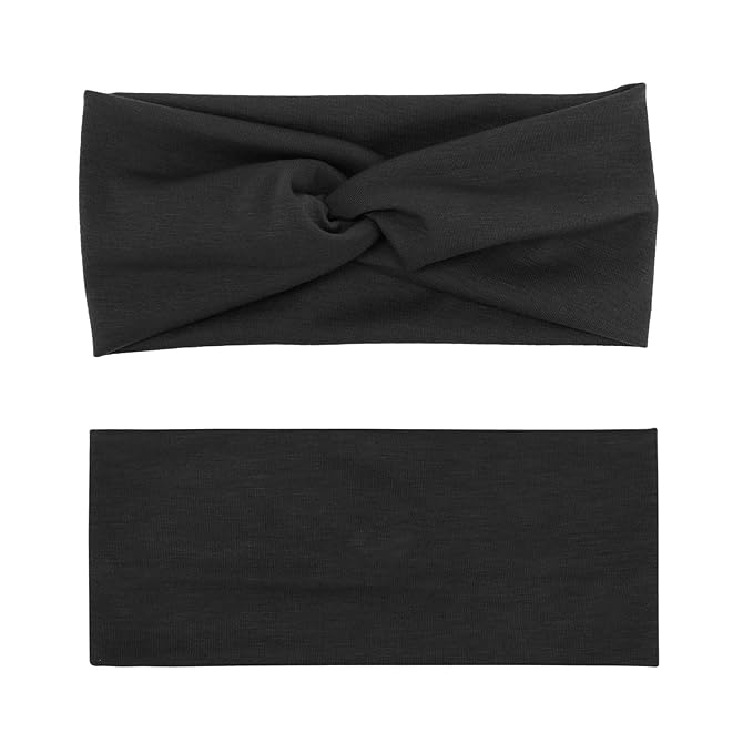 Elastic Knotted Headbands for Women Criss Cross Head Bands for Women's Hair Non Slip Boho Wrap Twisted Hair Accessories