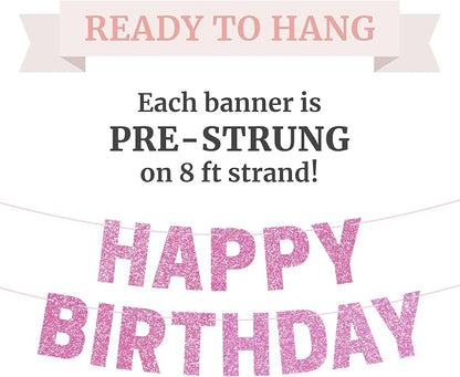 Pre-Strung Happy Birthday Banner - Image 3