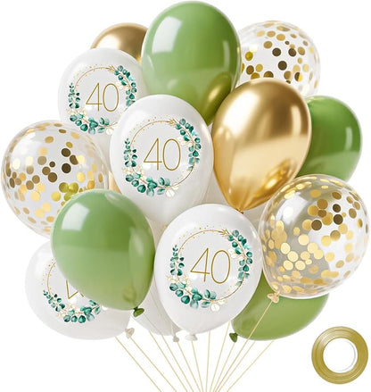 Sage Green Balloons by Hongplus