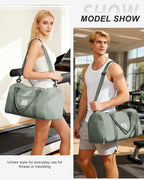 Gym Bag Womens,Travel Duffel Carry on Bag Sport Tote Bag Weekend Overnight Bag
