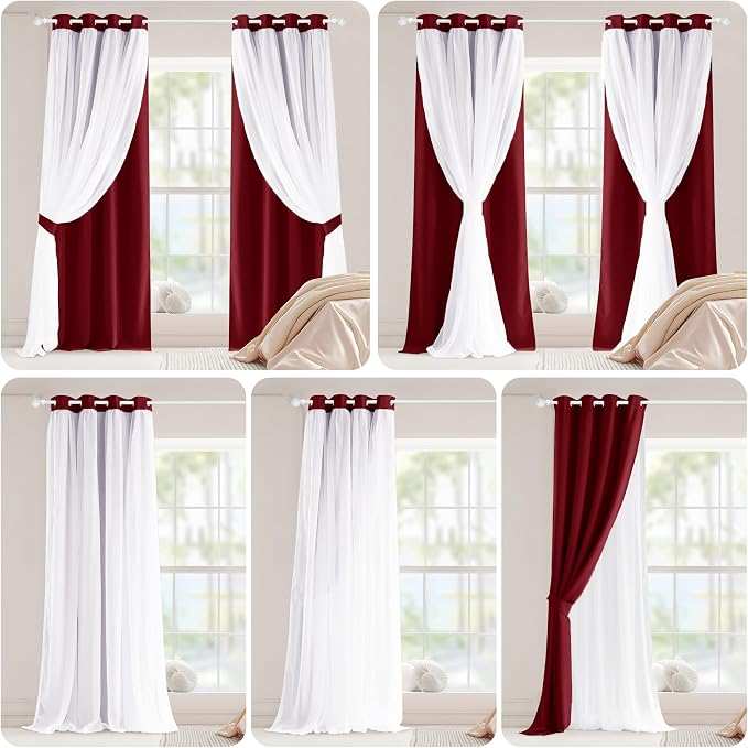 PONY DANCE Bedroom Curtains Decorative, 52 by 84 inches - Image 7