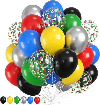 Red Yellow Blue Balloon, Themed Party Supplies by FunHot