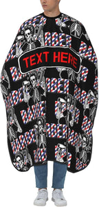 Custom Barber Cape for Men Personalized Professional Hair Cutting Cape with Text for Home Salon Barbershop