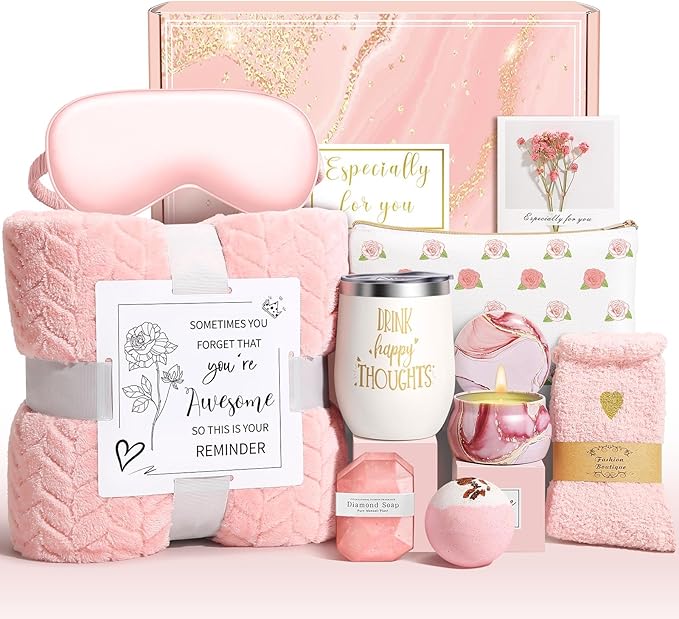 Gifts for Women Self Care Gift, Relaxing Care Package Spa Gift Basket, Valentines Day, Mothers Day, Christmas, Birthday Gifts for Women Mom Her Friend Sister Wife