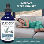 PURA D'OR ORGANIC Frankincense Essential Oil (4oz with Glass Dropper) 100% Pure & Natural Therapeutic Grade For Hair, Body, Skin, Aromatherapy Diffuser, Relaxation, Meditation, Mood, Massage, DIY Home