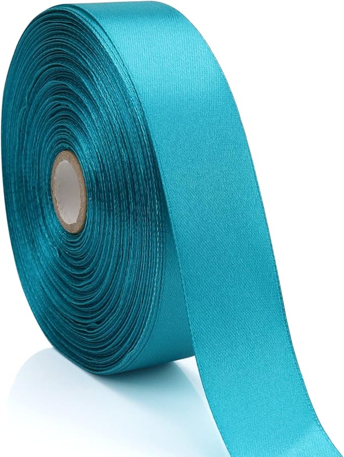 Nsilu 1 inch, Peacock Blue Ribbon by Nsilu