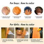 Temporary Hair Color for Kids, Ultikare Orange Hair Dye Washable Natural Hair Wax Color Chalk Mud Cream DIY Hairstyle Clay For Dark Hair Halloween, Cosplay, Party, Christmas Gift Girls 3.4 Fl Oz