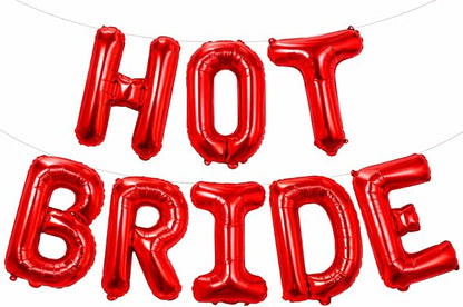 KatchOn Red Hot Bride Balloons For Red Bachelorette Party Decorations | Bride by KatchOn